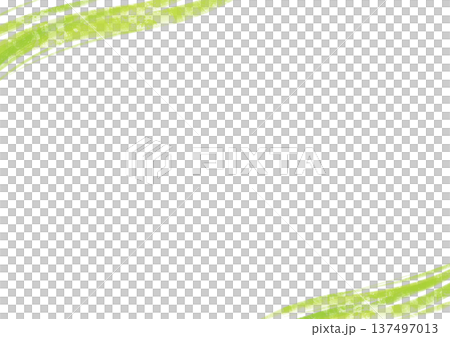模糊水彩背景材料，綠色框架 137497013
