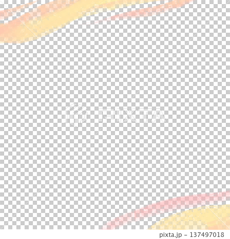 にじみ水彩の背景素材・ピンクのフレーム 137497018