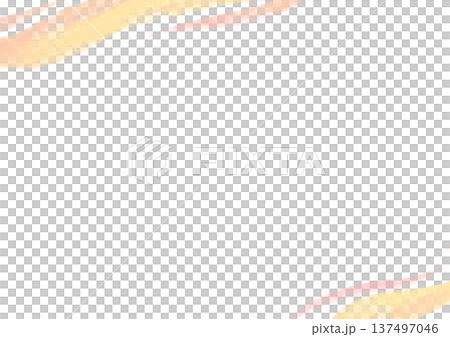 にじみ水彩の背景素材・ピンクのフレーム 137497046