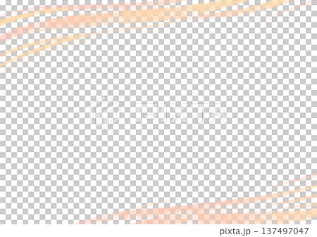 にじみ水彩の背景素材・ピンクのフレーム 137497047