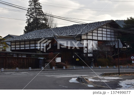 長野県 中山道和田宿本陣御入門と町並み 長野県 中山道和田宿本陣御入門と町並み 137499077