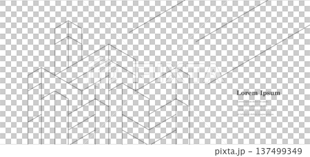 幾何学 抽象 建築 テクノロジー ビジネス 背景 137499349