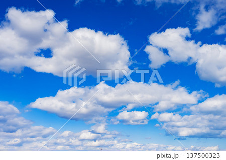 青空と白い雲 137500323