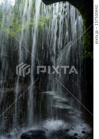 光さす鍋ヶ滝 光さす鍋ヶ滝 137500642