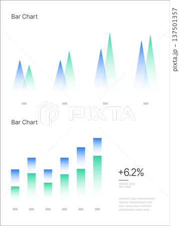 Infographic elements. UI and UX Kit with big data visualization. 137501357