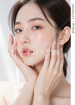 綺麗な女性のビューティーイメージ 137502091
