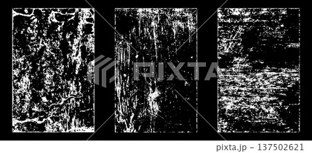 Black and white grunge. Distress overlay texture. Abstract surface dust and rough dirty wall background concept. Distress illustration simply place over object to create grunge effect. Vector EPS10. 137502621