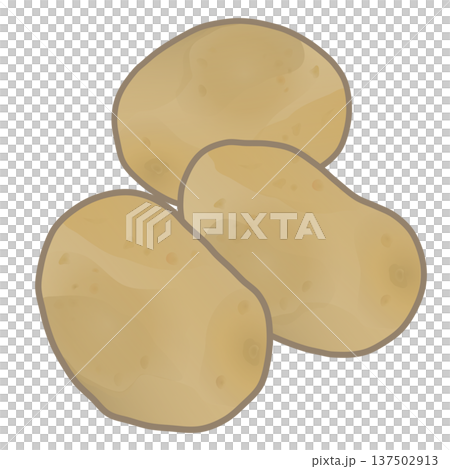 ジャガイモのイラスト 137502913