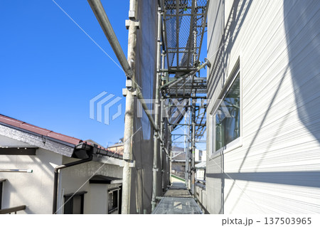 戸建て家屋の外壁修繕工事 外壁・窓 外張り断熱リフォーム 戸建て家屋の外壁修繕工事 外壁・窓 外張り断熱リフォーム 137503965