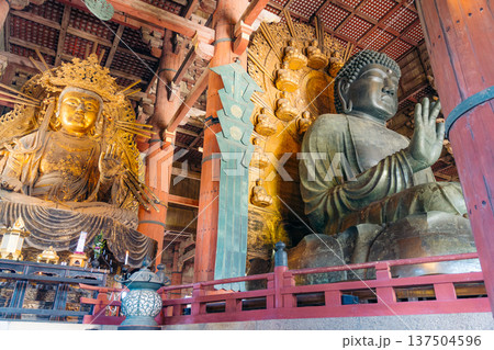 Great Buddha of Todaiji Temple, Nara, Honshu, Japan Great Buddha of Todaiji Temple, Nara, Honshu, Japan 137504596