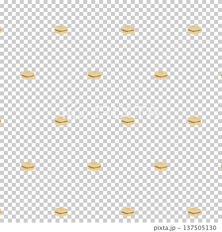最中（もなか）を豆絞り風に並べたシンプルパターン 137505130
