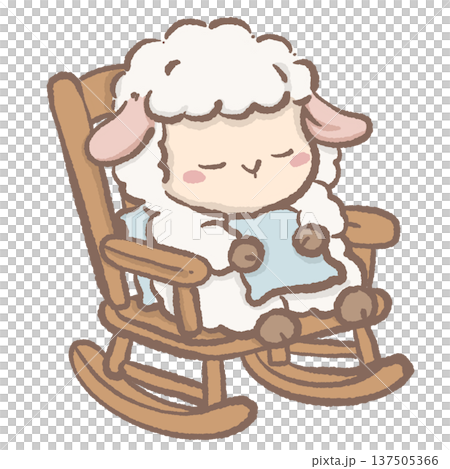 Kawaii lamb rocking chair cozy cottagecore sheep relaxing illustration cute farm animal nursery art cozy home aesthetic clipart for stickers planners and baby decor Kawaii lamb rocking chair cozy cottagecore sheep relaxing illustration cute farm animal nursery art cozy home aesthetic clipart for stickers planners and baby decor 137505366