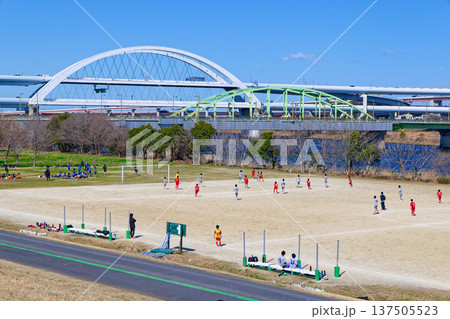 五色桜大橋と河北ジャンクション 五色桜大橋と河北ジャンクション 137505523
