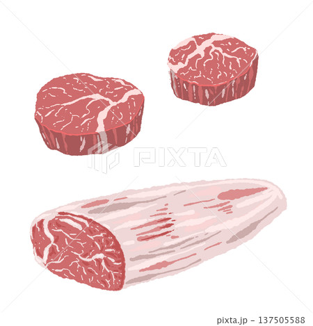 和牛ヒレ肉・シャトーブリアンのセット 137505588