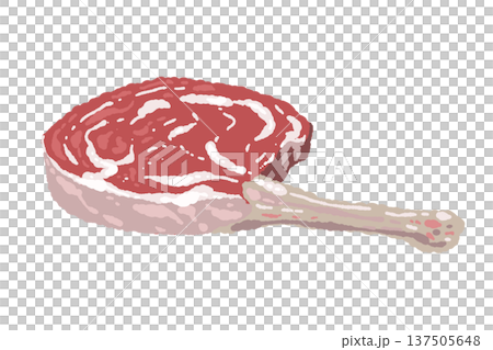 骨付きトマホークステーキ（生肉） 137505648