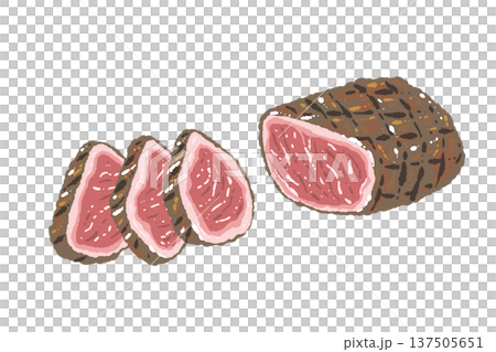 切片和牛牛肉塊(三分熟) 切片和牛牛肉塊(三分熟) 137505651