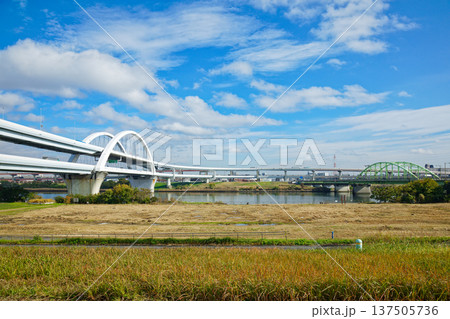 五色桜大橋と河北ジャンクション 五色桜大橋と河北ジャンクション 137505736
