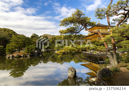 Kinkaku ji golden pavilion in kyoto japan 137506214
