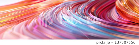 Abstract swirl of vibrant colors in pink, blue, and orange. Abstract swirl of vibrant colors in pink, blue, and orange. 137507556