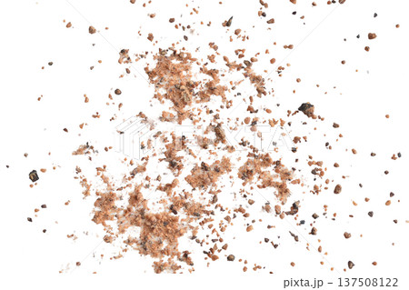 Ground nutmeg food seasoning. Ground nutmeg food seasoning. 137508122