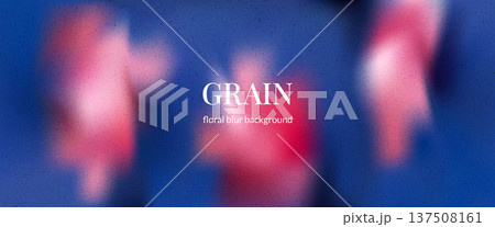 Blur floral rose grain background for wedding bridal invitation. Gentle blurred flower with soft gradient in pink and blue for event. Dreamy grainy rose vector backdrop for luxury nuptial stationery Blur floral rose grain background for wedding bridal invitation. Gentle blurred flower with soft gradient in pink and blue for event. Dreamy grainy rose vector backdrop for luxury nuptial stationery 137508161