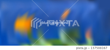 Blurred flowers silhouette gradient background. Gentle orange florals on navy blue gradation summer background. Vector yellow smooth wildflowers on dynamic dramatic fashion backdrop. Plant blurry bg Blurred flowers silhouette gradient background. Gentle orange florals on navy blue gradation summer background. Vector yellow smooth wildflowers on dynamic dramatic fashion backdrop. Plant blurry bg 137508167