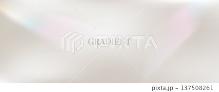 Nacre grey gradient with iridescent pearl light and tan tones for luxury cosmetic packaging. Dreamy soft glow in a calm grey backdrop. Smooth neutral tones as a vector surface for beauty design Nacre grey gradient with iridescent pearl light and tan tones for luxury cosmetic packaging. Dreamy soft glow in a calm grey backdrop. Smooth neutral tones as a vector surface for beauty design 137508261