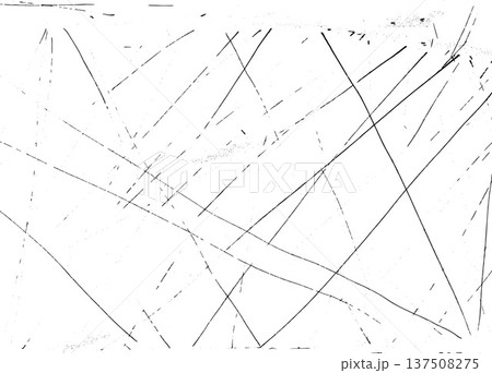 Scratch distress chaotic random lines for grunge ice and chaos gritty bg. Film straight messy line for random pattern and stripe ink. Scratch background with grunge noise. Vector handmade texture Scratch distress chaotic random lines for grunge ice and chaos gritty bg. Film straight messy line for random pattern and stripe ink. Scratch background with grunge noise. Vector handmade texture 137508275