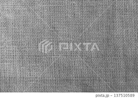 texture fabric burlap for sewing grey background color macro texture fabric burlap for sewing grey background color macro 137510589