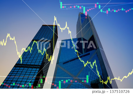 Commercial realty investment graph prices, trading exchange. Premier global hub 137510726