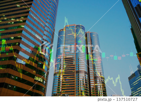 Commercial realty investment graph prices, trading exchange. Premier global hub 137510727