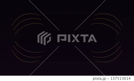 Symmetrical curve lines flow from both sides of a dark canvas, forming abstract mirrored motion with minimal lighting and futuristic geometric rhythm. Symmetrical curve lines flow from both sides of a dark canvas, forming abstract mirrored motion with minimal lighting and futuristic geometric rhythm. 137513014