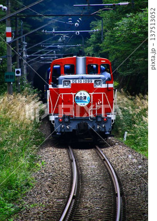 初秋の南会津へプッシュプル列車が行く…DL大樹『南会津』 初秋の南会津へプッシュプル列車が行く…DL大樹『南会津』 137513052