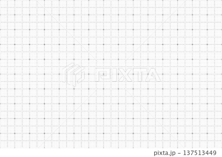 Journal planer page with dotted grid. Vector. Seamless checkered texture. Simple square graph paper texture. Retro bullet notebook background. Simple school square graph pattern. 137513449