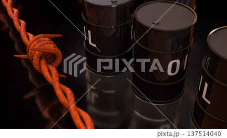 Oil Barrels With Global Energy Market Trading Data Background 3d render. Oil Barrels With Global Energy Market Trading Data Background 3d render. 137514040