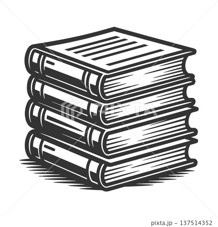 Stack Of Books Education Knowledge Library raster 137514352