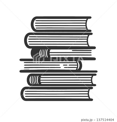 Stack Of Books Education Knowledge Library raster 137514404