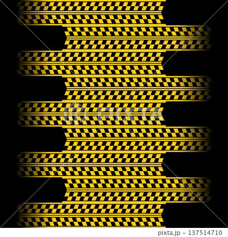 Yellow and black checkered decals 137514710