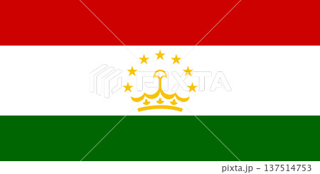 National Flag of Tajikistan National Flag of Tajikistan 137514753