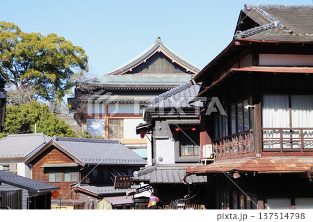 成田山新勝寺表参道の古い町並み 成田山新勝寺表参道の古い町並み 137514798