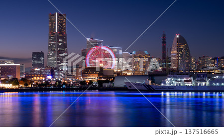 横浜・みなとみらいのパノラマ夜景 137516665