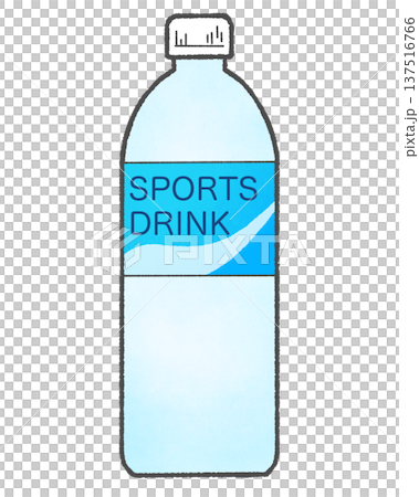 ペットボトルに入ったスポーツドリンクのイラスト 137516766