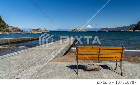 富士山と駿河湾の絶景 137516787
