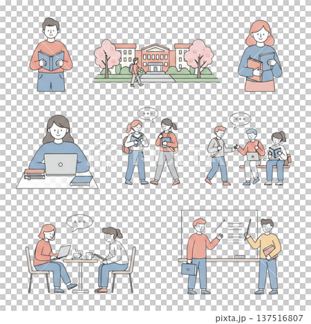 The daily life of a university student 137516807