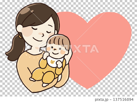 一位抱著嬰兒的母親 一位抱著嬰兒的母親 137516894