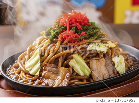 ソースが香る鉄板焼きそば 137517955