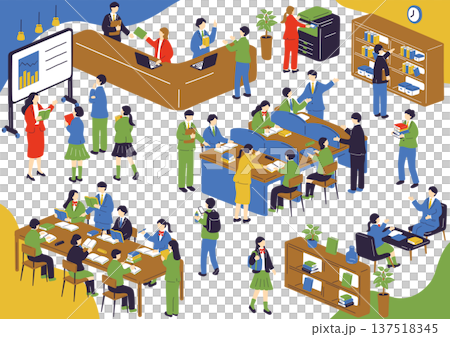 補習學校的景色 137518345