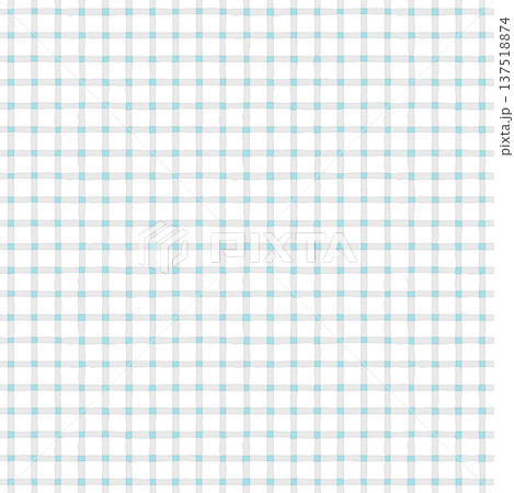細い手描きのタイルギンガムチェック(グレー) 細い手描きのタイルギンガムチェック(グレー) 137518874