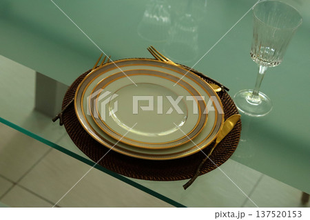 table set for meal table set for meal 137520153