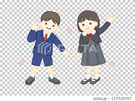 穿著正裝的孩子們 137520707